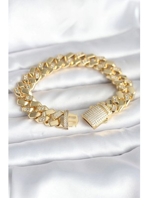 İsmiyle Al Pirinç Gold Renk Vıp Exclusive Seri Gurmet Model Kadın Bileklik