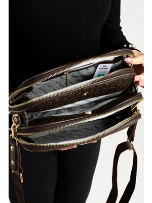 Just Polo  Jp Polo Kadın Orijinal Ayarlanabilir Askılı Şık Omuz Çantası Shopper Ebat: 16 x 26 cm