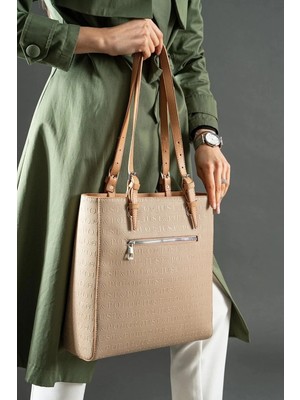 Just Polo  Kadın Yeni Sezon Büyük Boy 3 Bölmeli El Çantası 234067MH