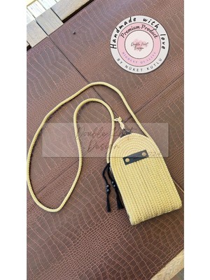 Double Knot Design Tress Telefon Kılıfı Çanta Clutch El Çantası Makyaj Çantası Abiye Çanta Portföy Çanta Hediyelik