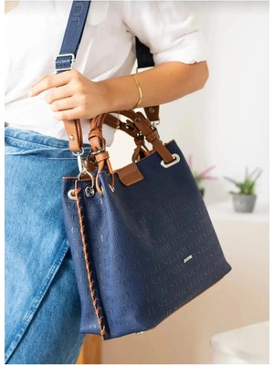 Just Polo  Kadın Büyük Boy 2 Bölmeli Lüks El ve Omuz Çantası Ebat : 28 x 32 cm