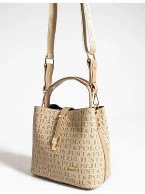 Just Polo  Jp Polo Kadın 4 Bölmeli Lüks El & Omuz Çantası Shoulder Bag Ebat: 25X25 cm