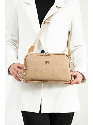 Just Polo  Kadın Kum Taba Ayarlanabilir Uzun Askılı Omuz Çantası MH402323