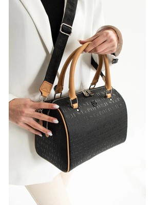 Just Polo  Kadın Büyük Boy Omuz Çantası ve Cüzdanı Ebat 30 x 24 cm