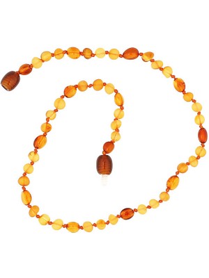 Tienda Elegante Bebek Damla Kehribar Diş Kolye