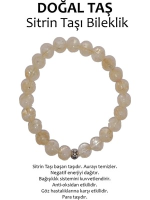  Bileklıktaş Bileklik - Sitrin Taşı