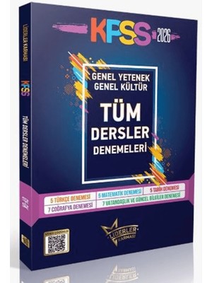 2026 Model Liderler Karması Kpss Tüm Dersler Denemeleri