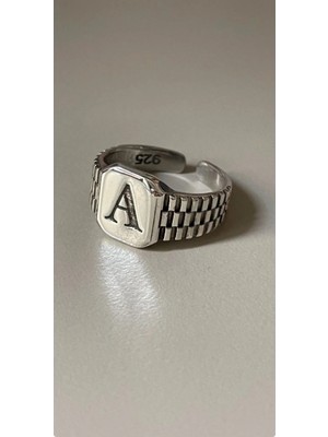 Wind Silver Ayarlı Yüzük 925 Ayar Gümüş