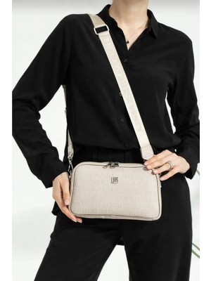 Just Polo Kadın Taş Rengi Ayarlanabilir Askılı Omuz ÇANTASI-4023