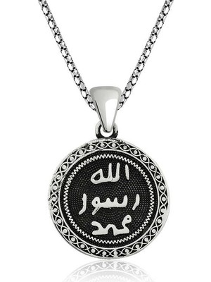 Tienda Elegante Gümüş Mühr-ü Şerif Kolye