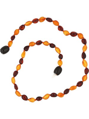 Tienda Elegante Bebek Damla Kehribar Diş Kolye