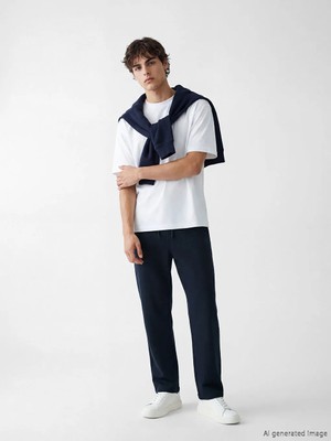 LC Waikiki Lacivert Standart Kalıp Erkek Eşofman Altı