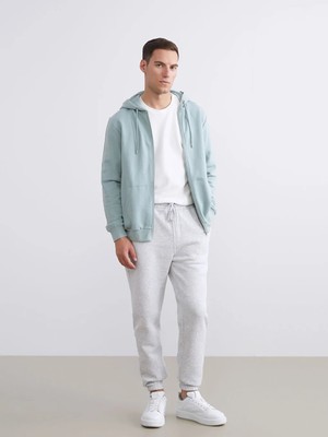 LC Waikiki Gri Standart Kalıp Erkek Jogger Eşofman Altı