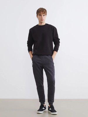 LC Waikiki Antrasit Standart Kalıp Erkek Jogger Eşofman Altı