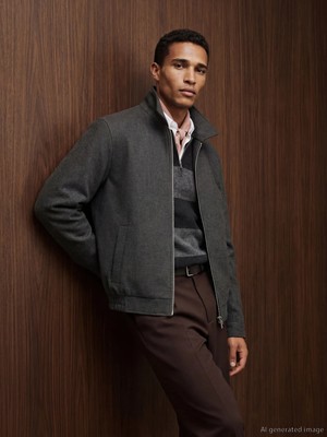 LC Waikiki Antrasit Standart Kalıp Erkek Mont