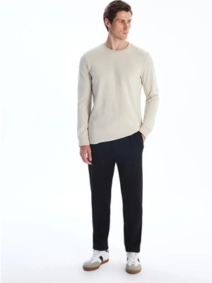 LC Waikiki Siyah Standart Kalıp Erkek Eşofman Altı