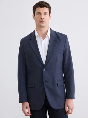 LC Waikiki Lacivert Regular Fit Klasik Yaka Erkek Blazer Ceket