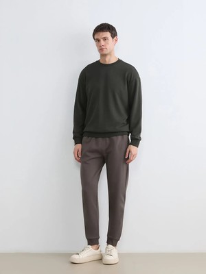 LC Waikiki Kahverengi Standart Kalıp Erkek Jogger Eşofman Altı