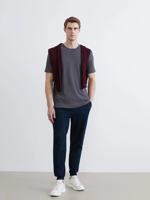 LC Waikiki Lacivert Standart Kalıp Erkek Jogger Eşofman Altı