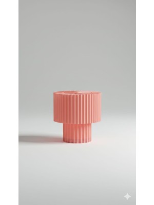 Block Tek Renk Abajur