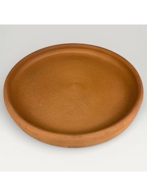 AdenArt Hatay Belen Tavası Orta Boy Toprak Güveç 32*4 cm