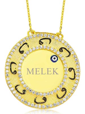 Tienda Elegante Gümüş Vav Kişiye Özel Isimli Bayan Kolye