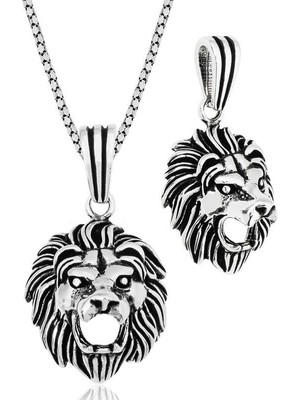 Tienda Elegante ​Gümüş Aslan Kolye