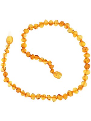 Tienda Elegante Bebek Damla Kehribar Diş Kolye