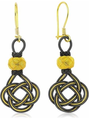 Tienda Elegante ​Gümüş Trabzon Örmesi Kazaz Kadın Küpe