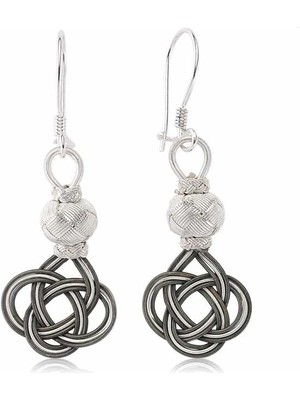 Tienda Elegante ​Gümüş Trabzon Örmesi Kazaz Kadın Küpe