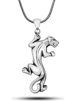 Tienda Elegante ​gümüş Kaplan Kolye