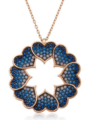 Tienda Elegante ​Gümüş Kalp Çemberi Bayan Kolye