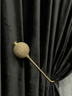 Gold Rengi Hayalet Kol ( Fon ve Tül) Bağı, Perde Aksesuarı, Perde Tutucu, Renso