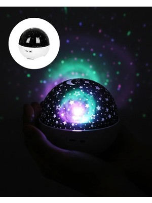 Zenvia Sesle Tepki Veren Yıldız Projektör Oda Lambası