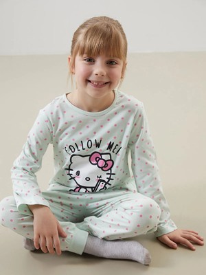 Lc Waikiki Yeni Sezon Hello Kitty Baskılı Kız Çocuk Pijama Takım