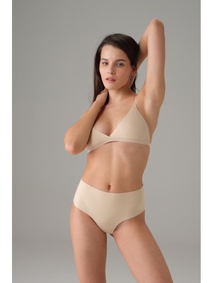 Beruflic Ten Kadın Yüksek Bel Dikişsiz Tanga String 6003