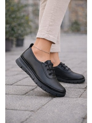 Asl Shoes Store Ortopedik Tabanlı Kaydırmaz Günlük Yumuşak Klasik  Lastikli Kadın Babet Ayakkabısı