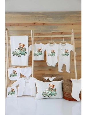 Moda Lime %100 Organik Pamuk Bebek 11 Li Hastane Çıkışı