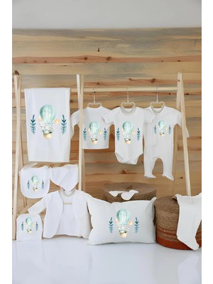 Moda Lime %100 Organik Pamuk Bebek 11 Li Hastane Çıkışı