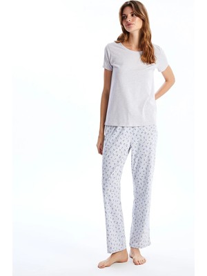 Lc Waikiki Yeni Sezon Bisiklet Yaka Kadın Pijama Takım