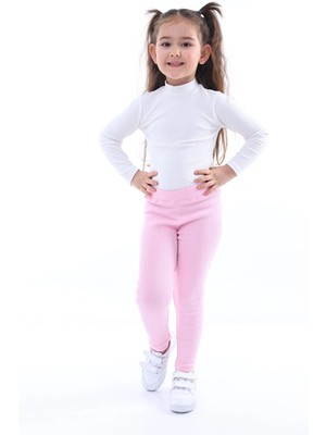 Kyex Kids Kız Çocuk Pamuklu Likralı Kaşkorse Mevsimlik Tayt