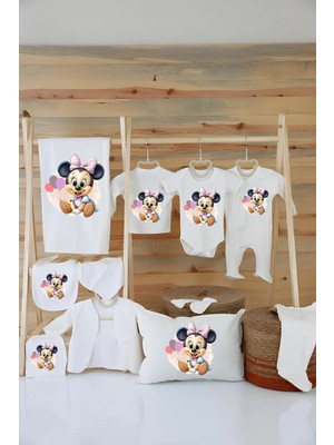 Moda Lime %100 Organik Pamuk 11 Li Hastane Çıkış Seti