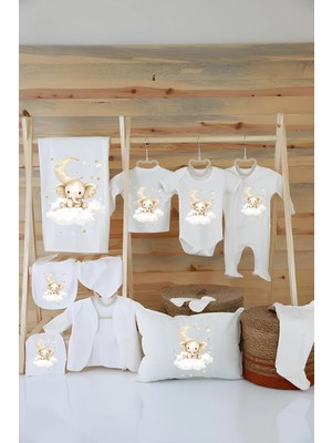 Moda Lime %100 Organik Pamuk 11 Li Hastane Çıkış Seti