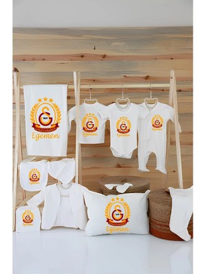 Moda Lime Kopya - %100 Organik Pamuk 11'li  Hastane Çıkıs Setimiz