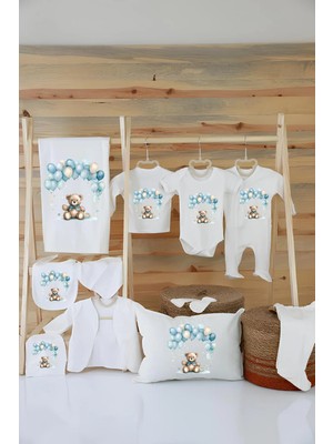 Moda Lime %100 Organik Pamuk 11 Li Hastane Çıkış Seti