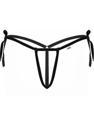 Beruflic Angel Siyah Ipli Kadın Büyük Beden Fantezi G String