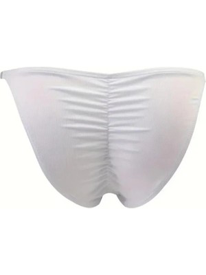 Beruflic Erkek Beyaz Büzgülü Slip Iç Giyim