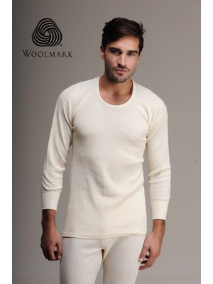 Beruflic Hasyün 1002 %100 Yün Erkek Uzun Kol Fanila