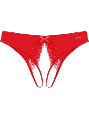 Beruflic Angel Ağı Açık Büyük Beden Kırmızı Fantazi Külot