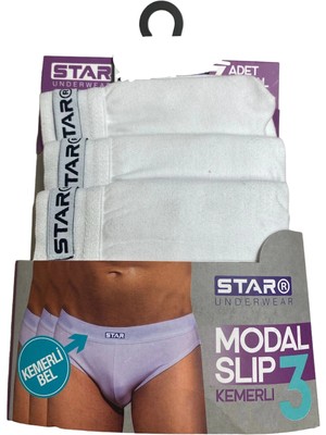 Beruflic Star 109 Erkek 3'lü Modal Slip